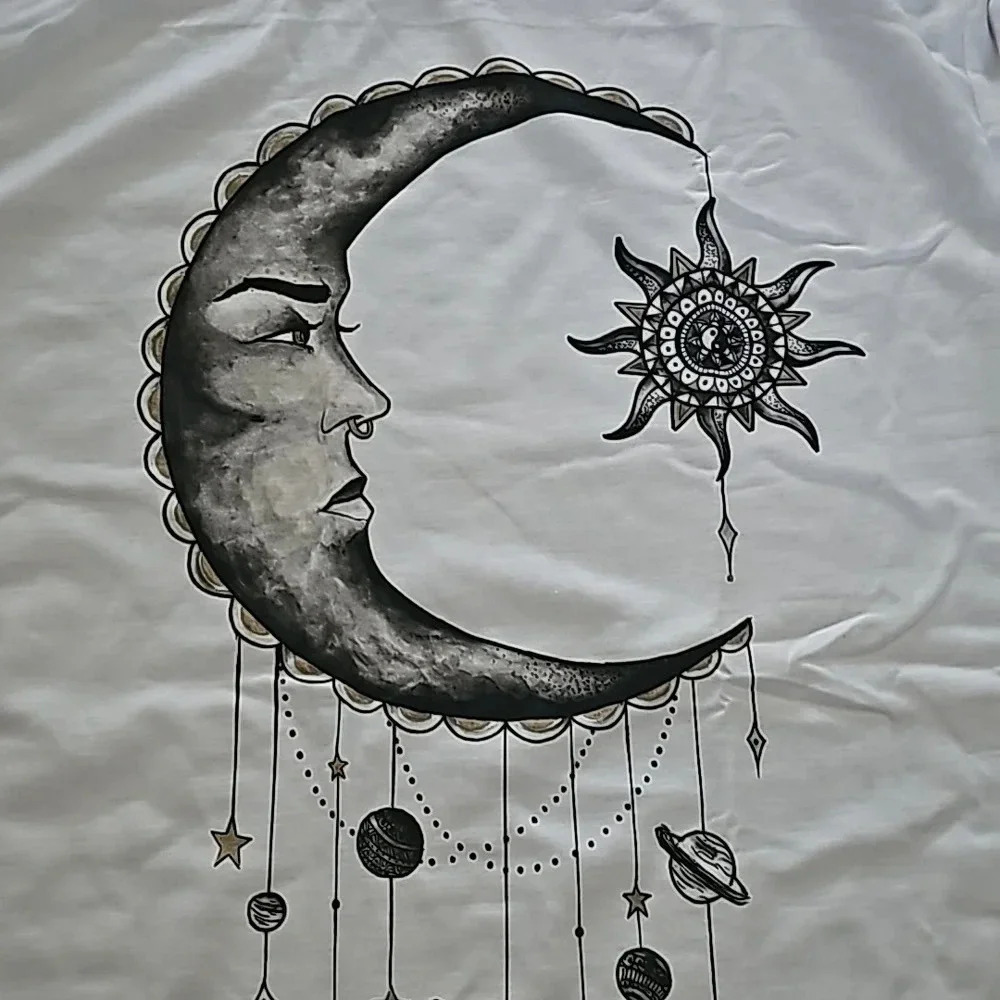Celestial ying yang tshirt
